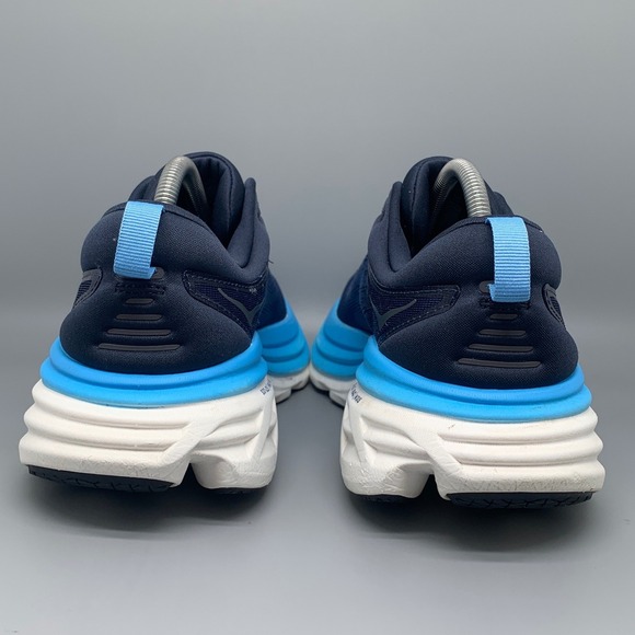 Hoka One Bondi 8 Blue Road Running Shoes Mens 9.5D - Picture 3 of 10